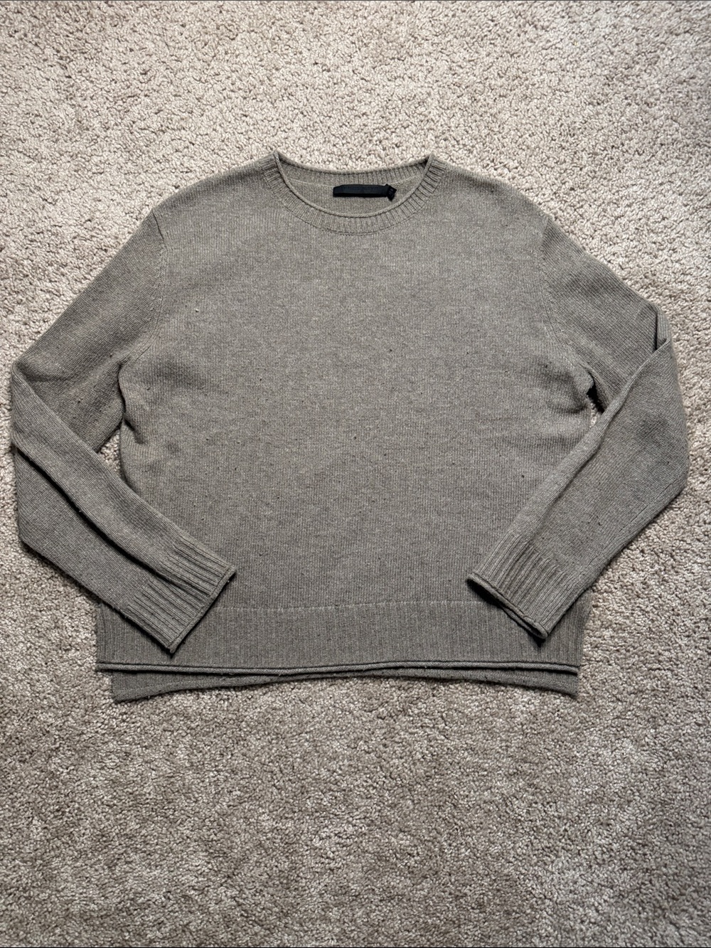 Jenni Kayne Crewneck Sweater in Taupe Gray